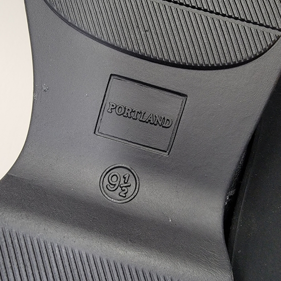 Black Ankle Boots with Zipper - Picture 10 of 12